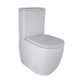 Унитаз-компакт Qtap Robin Ultra Quiet безободочный с сиденьем Soft-close QT13222128AUQ1W