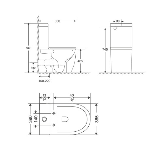 Унітаз-компакт Qtap Robin Ultra Quiet безободковий з сидінням Soft-close QT13222128AUQ1W