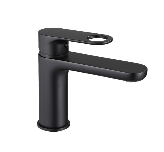 Смеситель для раковины Qtap Jay QTJAY270BLM45545 Black Matt