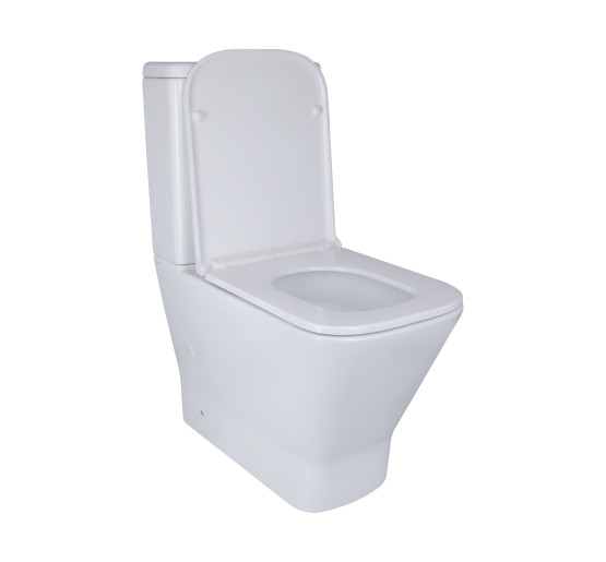 Унітаз-компакт Qtap Cardinal Ultra Quiet безободковий з сидінням Soft-close QT04222168AUQ3W