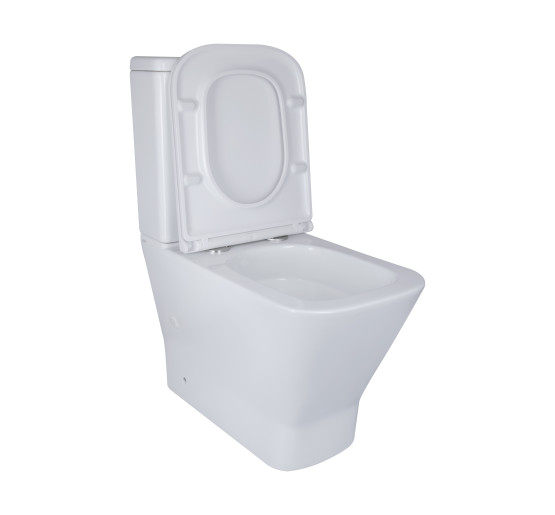 Унітаз-компакт Qtap Cardinal Ultra Quiet безободковий з сидінням Soft-close QT04222168AUQ3W