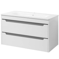 Тумба Valencia grey ТПБ 2-Д 100 з умивальником Эстель Юввіс