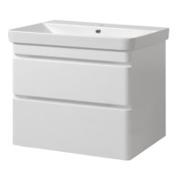 Тумба VIVACE ТПБ - 2 Д 80 см білий глянець з умивальником "Vivace" Юввіс