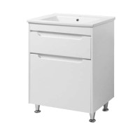 Тумба Valencia white ТНБ 2-Д 65 з умивальником Trio Юввіс