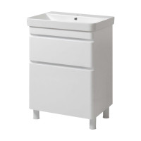 Тумба VIVACE ТНБ - 2 Д 60 біла матова з умивальником " Vivace" Юввіс