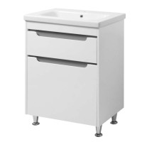 Тумба Valencia grey ТНБ 2-Д 65 з умивальником Bolero Юввіс