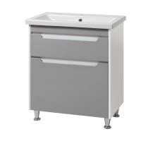 Тумба Valencia NEW grey ТНБ-2 Д 70 з умивальником "КОМО" Юввіс