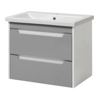 Тумба Valencia NEW grey ТП-2 Д 70 с умывальником "КОМО" Юввис