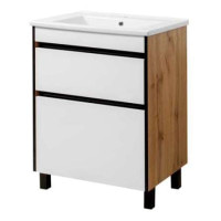 Тумба Сицилия ТНБ 2-Д 85 с умывальником Trio Юввис