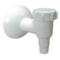 Cифон для пральної машини d32 з розеткою, бiлий