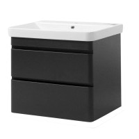 Тумба VIVACE ТПБ - 2 Д 80 смантрацит матовий з умивальником " Vivace" Юввіс