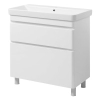 Тумба VIVACE ТНБ - 2 Д 80 біла матова з умивальником " Vivace" Юввіс