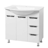 Тумба Оскар 85 Т-17 с умывальником Vega Юввис