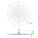 Настольная круглая лейка для верхнего душа VOLLE SH 300мм хром латунь 16008102