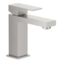 Смеситель для умывальника однорычажный VOLLE PARDO сатин нержавеющая сталь 1548.010102