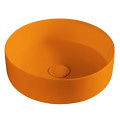 Умывальник накладной VOLLE 430x430x105мм круглый оранжевый 13-40-455Orange