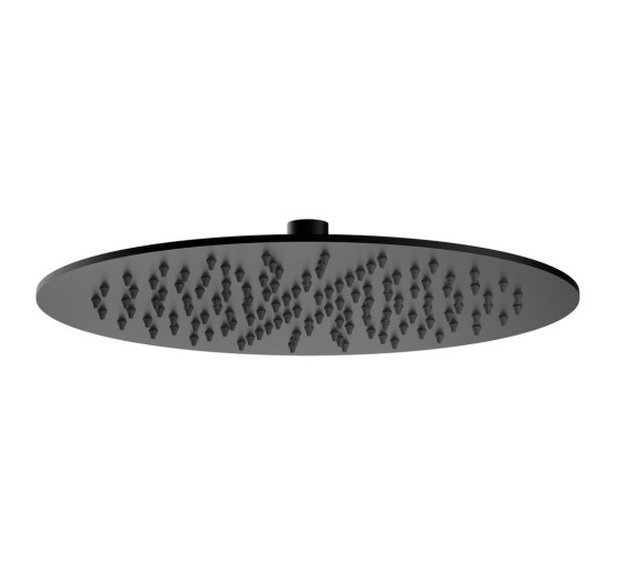 Лейка для верхнего душа круглая VOLLE SH 300мм черный латунь 16008105