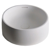 Умивальник накладний VOLLE 13-40-468 420x420x150мм круглий білий