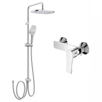 Душевая система IMPRESE VITE/BILA DESNE с верхним душем латунная хром SET20230603