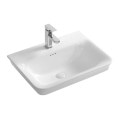 Умывальник врезной для ванной на столешницу 610мм x 480мм VOLLE белый прямоугольная 13-01-60W