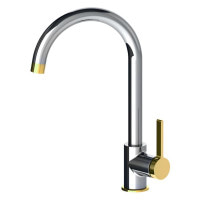 Смеситель для кухни однорычажный VOLLE MORA хром латунь 1537.110122