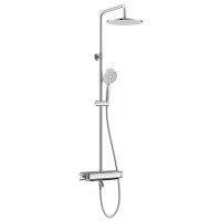 Душова система із термостатом IMPRESE CENTRUM із верхнім душем та виливом латунна хром T-10260LX