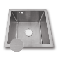 Кухонна мийка з нержавіючої сталі 50 см під стільницю Nett NS-5045