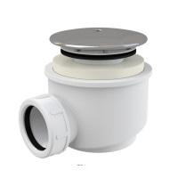 Сифон Alcaplast A47CR-60 для душового піддону хромований