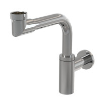 Сифон Alcaplast A403 для умивальника Ø32 DESIGN, суцільнометалевий