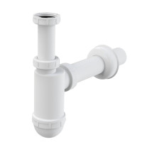 Сифон Alcaplast A43 для умивальника Ø40 з накидною гайкою 5/4"