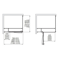 Боковая стенка Aquaform HD COLLECTION 100 прозрачное стекло (103-09379)