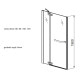 Душові двері Aquaform HD COLLECTION 90 L/R  прозоре скло (103-09393/103-09396)