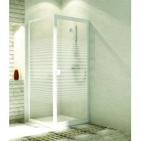 Душові двері Aquaform ELBA 90 скло смуги (103-26508)