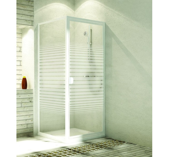Душевые двери Aquaform ELBA 90 стекло полосы (103-26508)