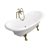 Ванна вільностояча Besco Amelia 190  190x77 без переливу ножки хром 