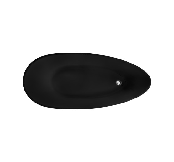 Ванная отдельностоящая Besco Goya Black 160 160x70 без перелива 