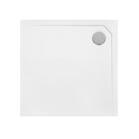 Душовий піддон з литого каменю Besco Acro 90  90x90x2