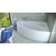 Ванна акриловая ассиметричная Besco Cornea Comfort 150 правая 150x100 без ножек