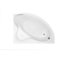 Ванна акриловая ассиметричная Besco Delfina 166 правая 166x107 без ножек