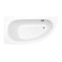 Ванна акриловая ассиметричная Besco Milena 150 левая 150x70 без ножек