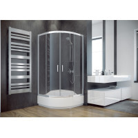 Душова кабіна Besco Modern 165  90x90x165 графітове скло