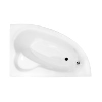 Ванна акриловая ассиметричная Besco Natalia 150 правая 150x100 без ножек