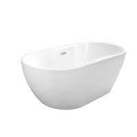 Ванна Besco Navia 140  140x75 з сифоном і переливом хром 