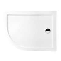 Душовий акриловий піддон Besco Saturn 100 правий  100x80x4