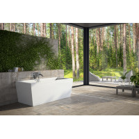 Ванная отдельностоящая Besco Vena 170 с переливом 175x75 