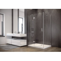 Душова кабіна Besco Viva 195 lewa 120x90x195 прозоре скло