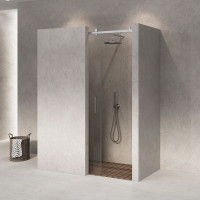 Скляні розсувні двері для душу SDG ABER 70x200 см прозоре скло 8мм, профіль хром (індивідуальні розміри та кольори під замовлення) Скляні розсувні двері для душу SDG ABER 70x200 см прозоре скло 8мм, профіль хром (індивідуальні розміри та кольори під замовлення)