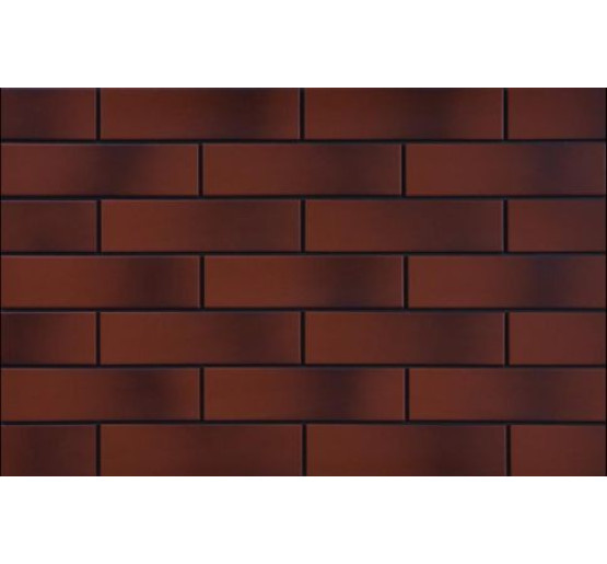 Плитка  фасадна Cerrad Burgund 24,5x6,5 з відтінком