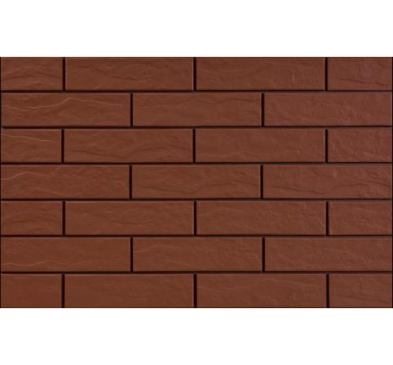 Плитка структурная фасадная Cerrad Burgund 24,5x6,5