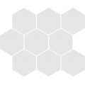 Мозаика Cerrad Cambia white lappato heksagon 27,53x33,4 (36750)